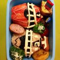 ＨＥＦ's cooksnap of when they made キャラ弁トッキュウジャー トッキュウ１号.