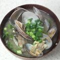 サーフブレイド's cooksnap of when they made あさりのみそ汁.