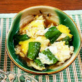 SP♪'s cooksnap of when they made ほっとする☆万願寺とうがらしの卵とじ♪.