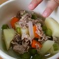 mataeeee's cooksnap of when they made ＊離乳食後期＊ 栄養満点！肉じゃか.