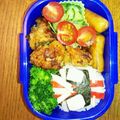 ゆかひろしの's cooksnap of when they made 仮面ライダーマッハ☆キャラ弁.