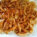 クック3QJBQN☆'s cooksnap of when they made 豚肉と新玉ねぎのこっくりケチャップ炒め.