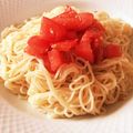 yuk♡kuy's cooksnap of when they made トマトのカッペリーニ風ヨーグルトそうめん.