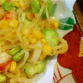 まぷーす's cooksnap of when they made 空豆とエビのかき揚げ.