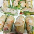 智紗都's cooksnap of when they made ヘルシー！海老とアボガドと豆腐の生春巻き.