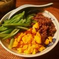 ☆梨々花☆'s cooksnap of when they made 三色丼！そぼろ丼！ピリ辛味噌そぼろ.