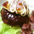 柳さき's cooksnap of when they made 超簡単♪手抜きロコモコ✩.