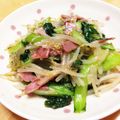 chirochan☆'s cooksnap of when they made 簡単☆チンゲンサイとモヤシの塩麹炒め.