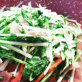 こあ♪'s cooksnap of when they made 水菜とベーコンのウェイパー炒め.