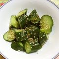 ヌーシ's cooksnap of when they made 塩レモンとダシダで♡きゅうりの浅漬け.