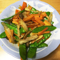 たいらのりんご's cooksnap of when they made 絹さやとゴボウの甘辛炒め.