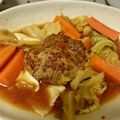 やすらー's cooksnap of when they made いつもの煮込みハンバーグ.