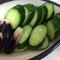 まもくるりん's cooksnap of when they made きゅうりとナスの浅漬け.