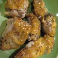 ひじ金's cooksnap of when they made ハーブチキンの白ワイン焼き バター風味.