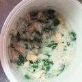 なんなこなんだ's cooksnap of when they made 離乳食中期Ⅱ★鮭と小松菜のおかゆ.
