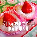 AQUBI's cooksnap of when they made だんご粉で出来るいちご大福☆.