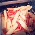 まるこめ＊'s cooksnap of when they made 梅マヨドレッシングで長芋のサラダ.