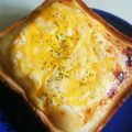 crystaI's cooksnap of when they made 簡単絶品エッグトースト.