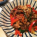 s0220023's cooksnap of when they made お手軽！ 簡単タレのプルコギ.