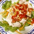 減塩パパ's cooksnap of when they made 豚しゃぶサラダ☆トマトソース.