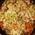 crmcheese's cooksnap of when they made 【少し】鶏肉春キャベツサッと煮【中華風】.