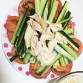 ともちん17's cooksnap of when they made お手軽簡単！レンジで本格バンバンジー☆.