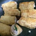 いくふく's cooksnap of when they made 鳥ささ身と油揚げのクルクル焼き.