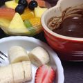 茶色チャリ's cooksnap of when they made 簡単！なんちゃってチョコレートフォンデュ.