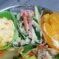 emiko93950's cooksnap of when they made カニカマときゅうりのポン酢マヨ和え.