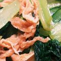 おやべっち's cooksnap of when they made 小松菜と油揚げ炒め★.
