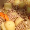 ムーヒツジ's cooksnap of when they made ひき肉で基本肉じゃが.