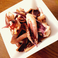 chano。's cooksnap of when they made ☼定番おつまみ♪イカのバター醤油炒め.