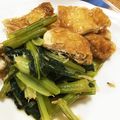 yuikaaaa's cooksnap of when they made 小松菜油揚げ♡桜エビの炒め煮.