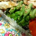キョク's cooksnap of when they made めんつゆで♪インゲンの簡単ごま和え.