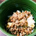 麻's cooksnap of when they made まろやか♪茹で卵納豆.