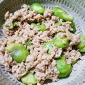 naga_sato's cooksnap of when they made ✿そら豆の肉味噌炒め✿.