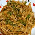 tarotch's cooksnap of when they made ヘビロテ♡学校給食のチンジャオロースー♬.