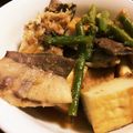 パセリセリ's cooksnap of when they made 懐かしの味♪厚揚げとインゲンの生姜煮.