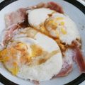 まなちぇ's cooksnap of when they made ダイエット！レンジで簡単ベーコンエッグ.