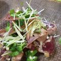 我が家のくろねこ's cooksnap of when they made 夏味✿オクラで和えた、かつおとミョウガ✿.