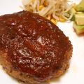 ハチドリ★'s cooksnap of when they made 肉汁たっぷり♪ソースもキメテ★ハンバーグ.