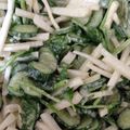白鷺京城's cooksnap of when they made 大根と水菜のマヨポンサラダ.