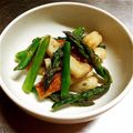 ReShaMAMA's cooksnap of when they made アスパラ・チクワのマヨ炒め.