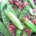 鬼嫁ちーちゃん's cooksnap of when they made ＊空豆と鶏ひき肉のあんかけ＊.