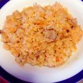こぷちぇふ's cooksnap of when they made 包丁不要！簡単時短の豚キムチチャーハン.