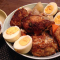 にかえみ's cooksnap of when they made 大根美味しい豚とひろうすの煮もの.