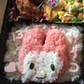 x天姫x's cooksnap of when they made 簡単！キャラ弁☆サンリオ☆マイメロ弁当♪.