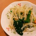 ＊mame＊'s cooksnap of when they made もやし、ほうれん草のナムル♩.