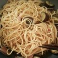 腹がペコちゃん's cooksnap of when they made なすとベーコンのウマうま和風スパゲティ.