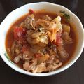 しえしえママ's cooksnap of when they made 春キャベツと豚肉のトマト煮.
